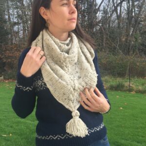 Heuchera - Châle au tricot pour femme - Débutant - Maloraé Designs