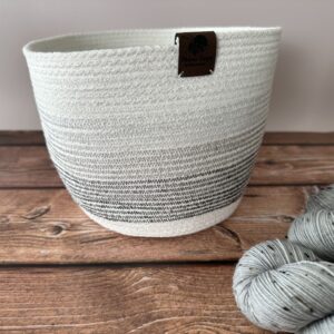 Paniers à en-cours - Taille L - Gris - Accessoires tricot - Maloraé Designs