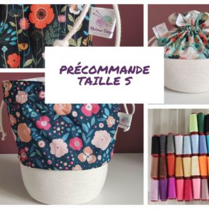 Précommande Taille S - Panier projets tricot - Maloraé Designs