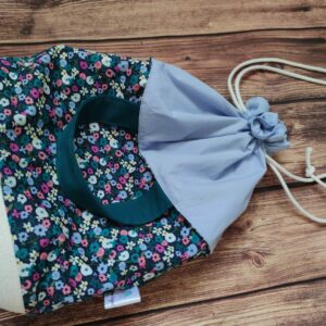 Panier projet tricot Nomade - Fleuris - Taille M - Maloraé Designs