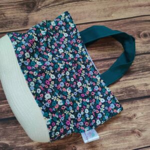 Panier projet tricot Nomade - Fleuris - Taille M - Maloraé Designs