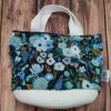 Panier projet tricot Nomade - Taille M - Garden Party Blue - Maloraé Designs