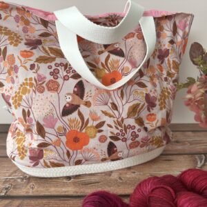 Paniers à projets tricot nomade - Chouettes - Taille L - Maloraé Designs