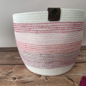 Paniers à en-cours - Taille L - Pink addict ! - Accessoires tricot - Maloraé Designs