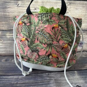 Paniers à projets tricot nomade - Toucan - Taille M - Accessoires tricot - Maloraé Designs